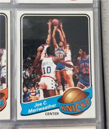 1979 Topps Basketball #69 Joe C. Meriweather — front