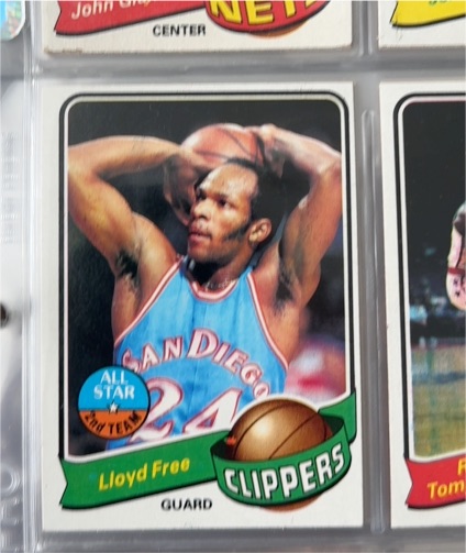 1979-80 Topps #40 Lloyd Free — front