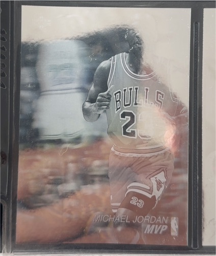 1991-92 Upper Deck #AW4 Michael Jordan MVP Hologram — front