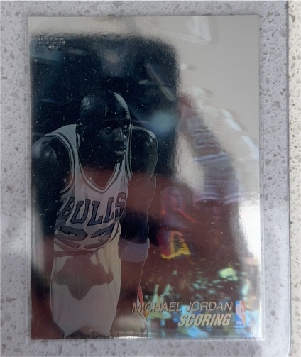 1991-92 Upper Deck Award Winner Holograms #AW1 Michael Jordan Scoring — front