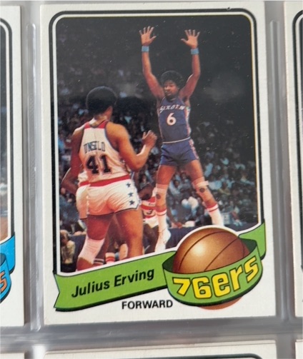 1979-80 Topps #20 Julius Erving — front