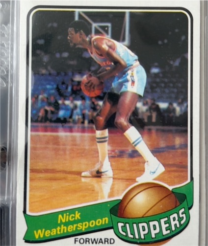 1979-80 Topps #61 Nick Weatherspoon — front
