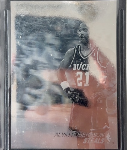 1991-92 Upper Deck #AW2 Alvin Robertson Award Winner Holograms — front