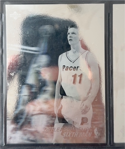 1991-92 Upper Deck Award Winner Holograms #AW5 Detlef Schrempf — front