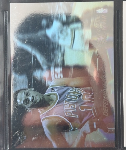 1991-92 Upper Deck #AW9 Dennis Rodman Award Winner Holograms — front