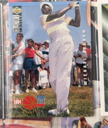 1994 Upper Deck Collector's Choice #204 Michael Jordan Pro Files — front
