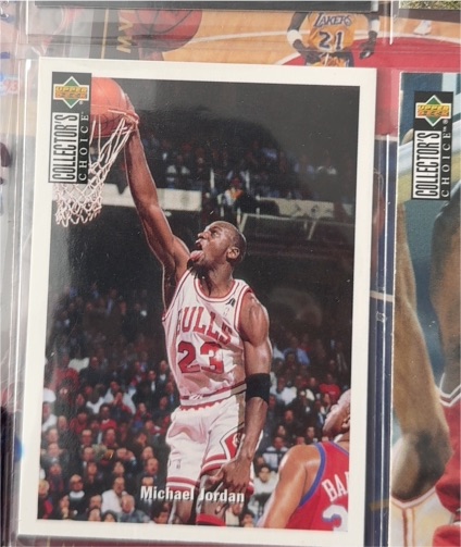 1994-95 Upper Deck Collector's Choice #240 Michael Jordan — front