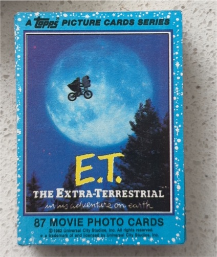 1982 Topps E.T. The Extra Terrestrial #1 Title Card — front