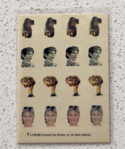 1982 Topps E.T. The Extra-Terrestrial Sticker #7 — front