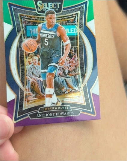 2024-25 Panini Select Concourse #23 Anthony Edwards — front