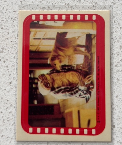 1982 Topps E.T. #2 Sticker Card — front