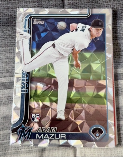 2025 Topps Series 1 #309 Adam Mazur — front
