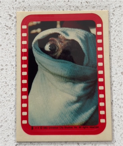 1982 Topps E.T. The Extra Terrestrial Sticker #3 — front