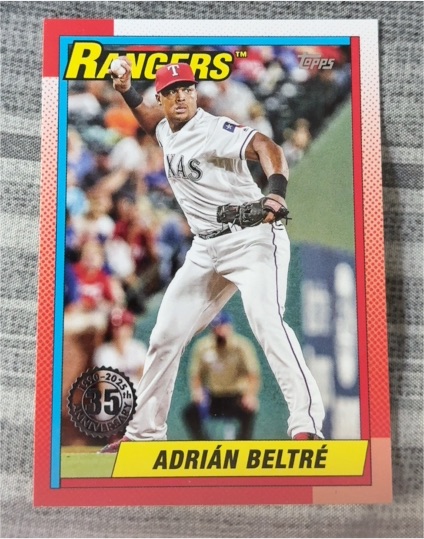 2025 Topps Series 1 - 1990 Topps Baseball Adrián Beltré #T90-94 — front