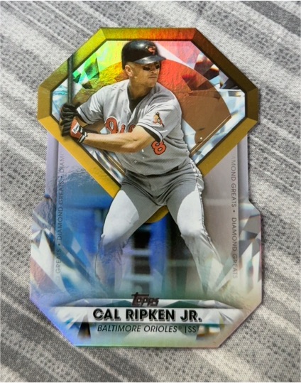 2022 Topps Diamond Greats Die Cuts #DGDC-3 Cal Ripken Jr. — front