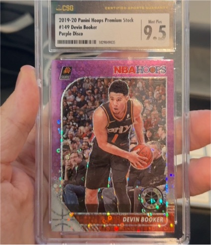 2019-20 Panini Hoops Premium Stock #149 Devin Booker — front