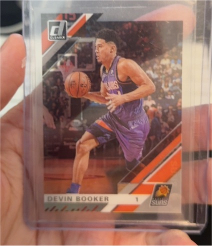 2019 Donruss Clearly #1 Devin Booker — front