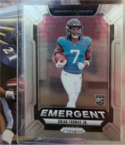 2024 Panini Prizm #12 Brian Thomas Jr. Emergent — front