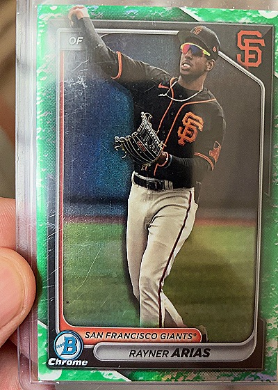 2024 Bowman Chrome Prospects #BCP-127 Rayner Arias — front