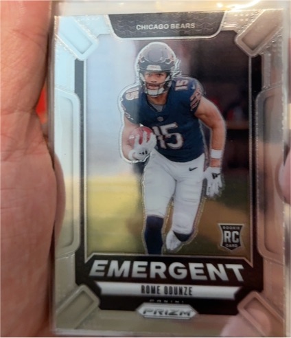 2024 Panini Prizm Emergent #11 Rome Odunze — front