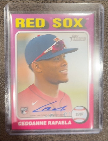 2024 Topps Heritage #420 Ceddanne Rafaela — front