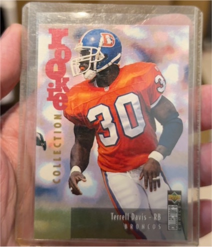 1995 Upper Deck Collector's Choice #U17 Terrell Davis Rookie — front