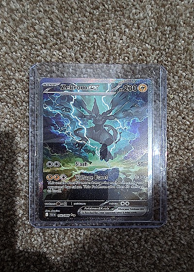 2022 Pokémon Scarlet & Violet Black Bolt #166 Zekrom EX — front