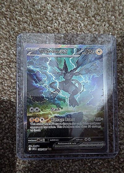 2023 Pokémon Scarlet & Violet #166/086 Zekrom EX — front