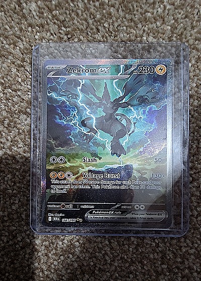 Pokémon TCG 2023 #166/086 Zekrom EX Black Bolt — front
