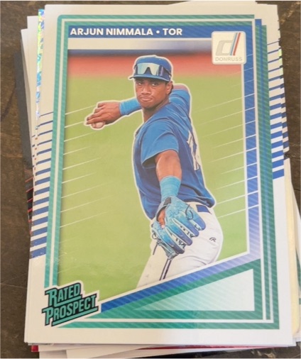 2025 Donruss #129 Arjun Nimmala — front