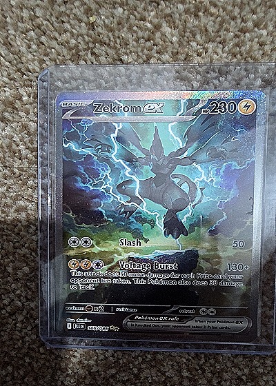 2023 Pokémon Scarlet & Violet #166/086 Zekrom ex Black Bolt — front