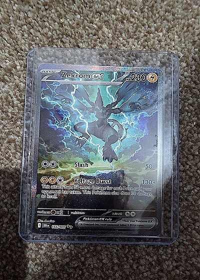 2022 Pokémon Scarlet & Violet Black Bolt #166/086 Zekrom EX — front