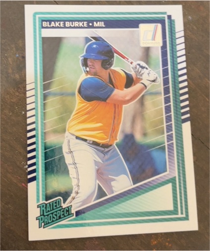 2025 Donruss Rated Prospect Blake Burke — front