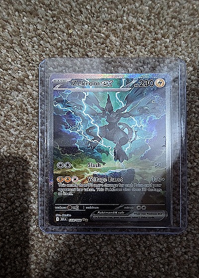 2023 Pokémon TCG Scarlet & Violet Black Bolt #166 Zekrom EX — front