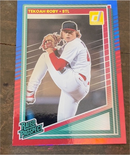 2025 Donruss #196 Tekoah Roby — front
