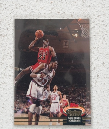 1992 Topps Stadium Club #1 Michael Jordan — front