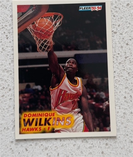 1993-94 Fleer #7 Dominique Wilkins — front
