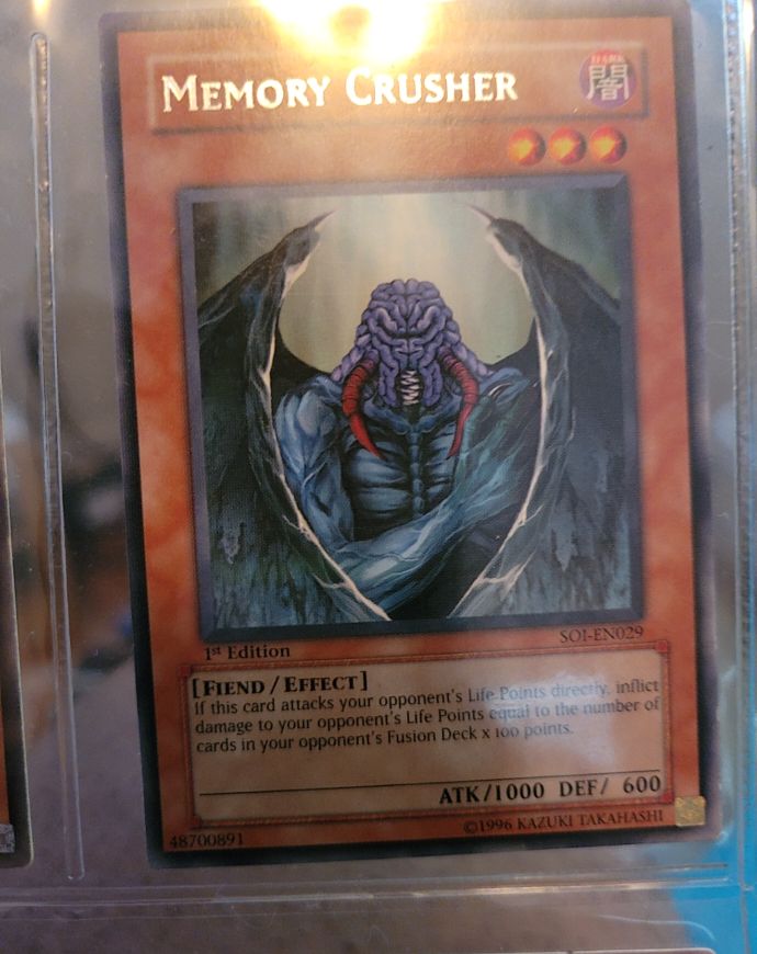 Yu-Gi-Oh! Shadow of Infinity SOI-EN029 Memory Crusher — front