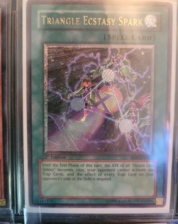 2004 Yu-Gi-Oh! RDS-EN039 Triangle Ecstasy Spark — front