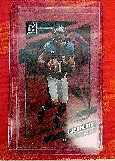 2021 Panini Clearly Donruss #39 Jalen Hurts — front