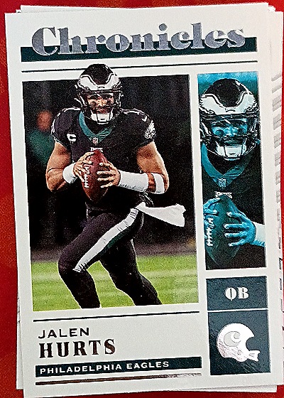 2022 Panini Chronicles #17 Jalen Hurts — front