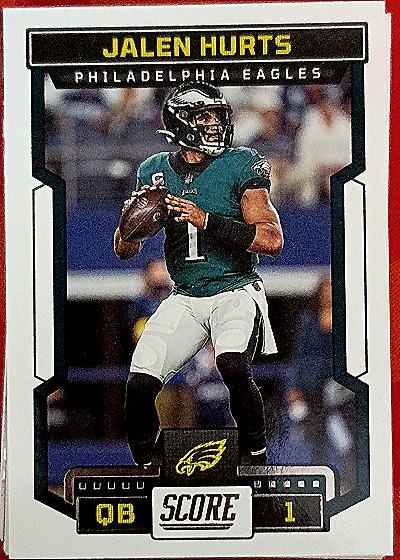 2023 Panini Score #242 Jalen Hurts — front