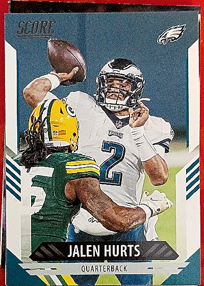 2021 Score #73 Jalen Hurts — front