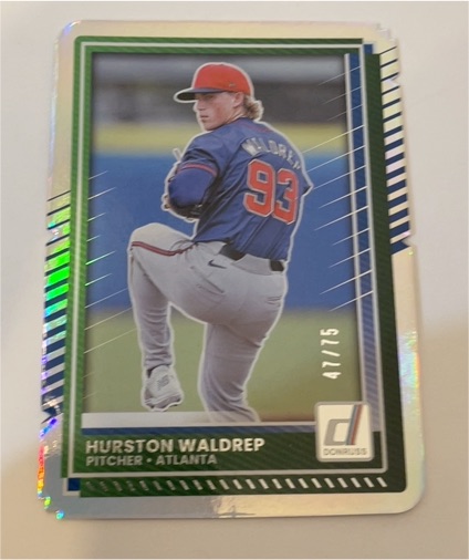 2025 Donruss Optic #58 Hurston Waldrep — front