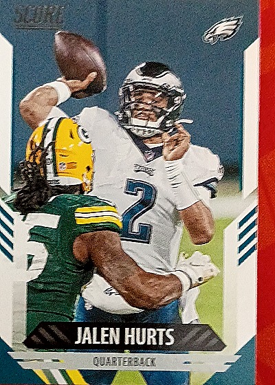 2021 Panini Score #73 Jalen Hurts — front
