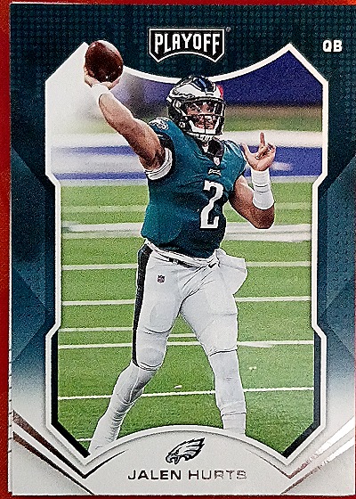 2021 Panini Playoff #113 Jalen Hurts — front