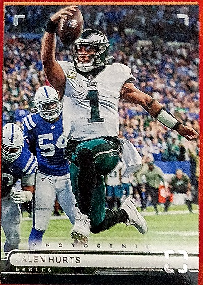 2022 Panini Chronicles Photogenic #PH-20 Jalen Hurts — front
