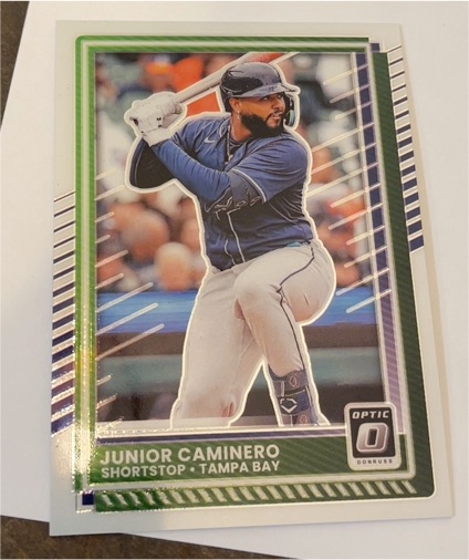 2025 Donruss Optic #40 Junior Caminero — front
