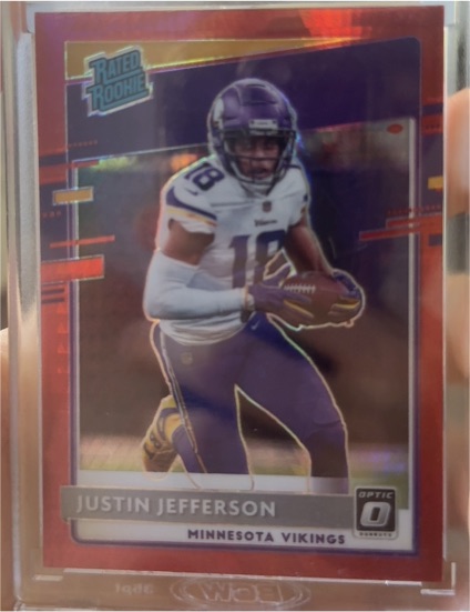 2020 Panini Donruss Optic #163 Justin Jefferson — front