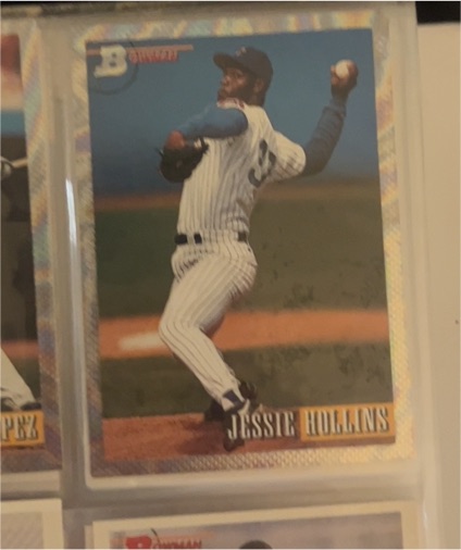 1993 Bowman #580 Jessie Hollins — front